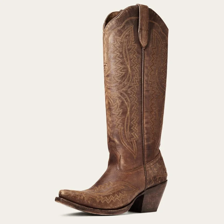 Ariat Women's Casanova Western Boot in Naturally Distressed Brown