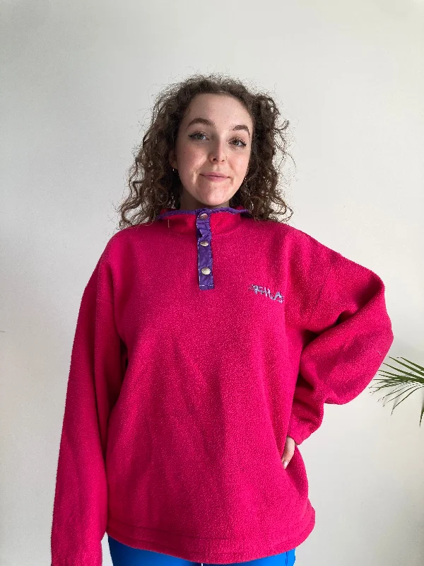 Vintage Pink Fila Fleece (M)