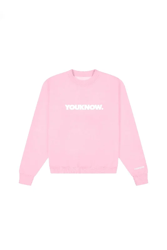 BLOCK CREWNECK | PINK