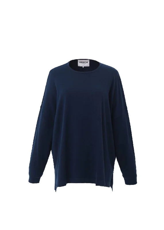 Women's Eileen Sweater In Bleu Marine