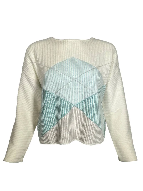 Women's Mountains Sweater In Creamy Beige