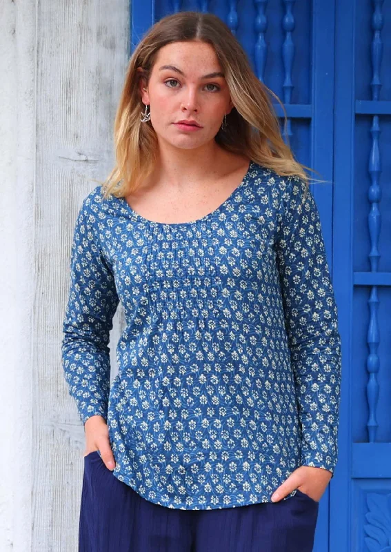 Tulsi Long Sleeve Top Bluebell