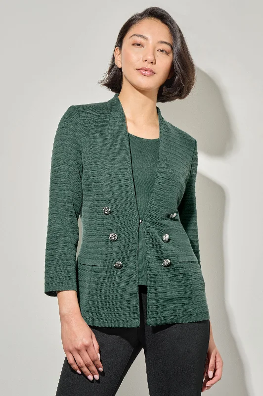 Ottoman Stitch Knit Jacket