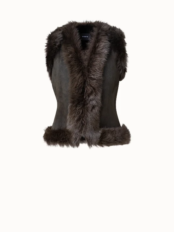 Reversible Shearling Gilet